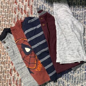 Set of 4 Spider-Man Kids T-Shirt Set - Multicolor - Size 3